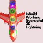 اسباب بازی هواپیما موزیکال چراغدار چرخ دنده ای