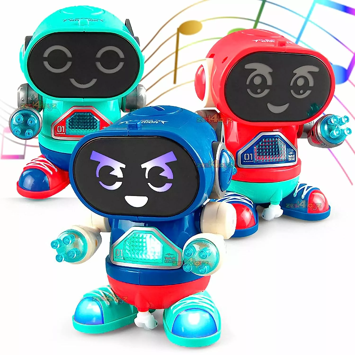 اسباب بازی ربات موزیکال باطری خور مدل خوابالو DANCING ROBOT