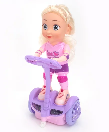 عروسک دختر اسکوتر سوار موزیکال