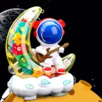 ربات فضانورد چرخ دنده ای ماه سوار موزیکال