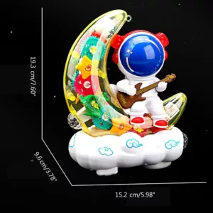 ربات فضانورد چرخ دنده ای ماه سوار موزیکال