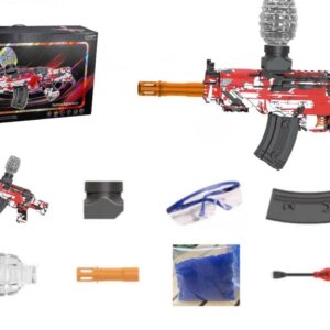 خرید تفنگ تیر ژله ای رگباری شارژی استیکری AK47 - ماهان تویز