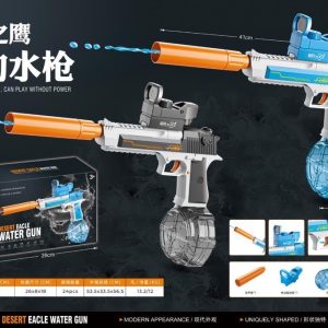 خرید تفنگ آبپاش دو حالته رگباری شارژی Desert Eagle - ماهان تویز