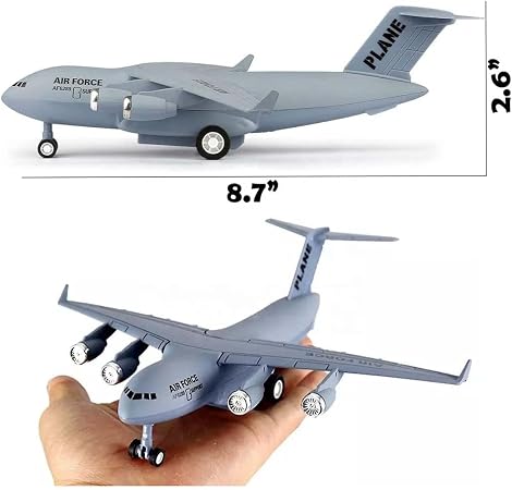 هواپیما فلزی اسباب بازی مدل Die-Cast Military Transport Plane
