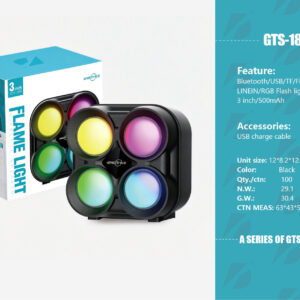 خرید اسپیکر بلوتوثی شارژی Flame Light مدل GTS-1835 - ماهان تویز