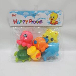 خرید اسباب بازی حمام حیوانات سوتی ۶ تایی Happy Paddle - ماهان تویز