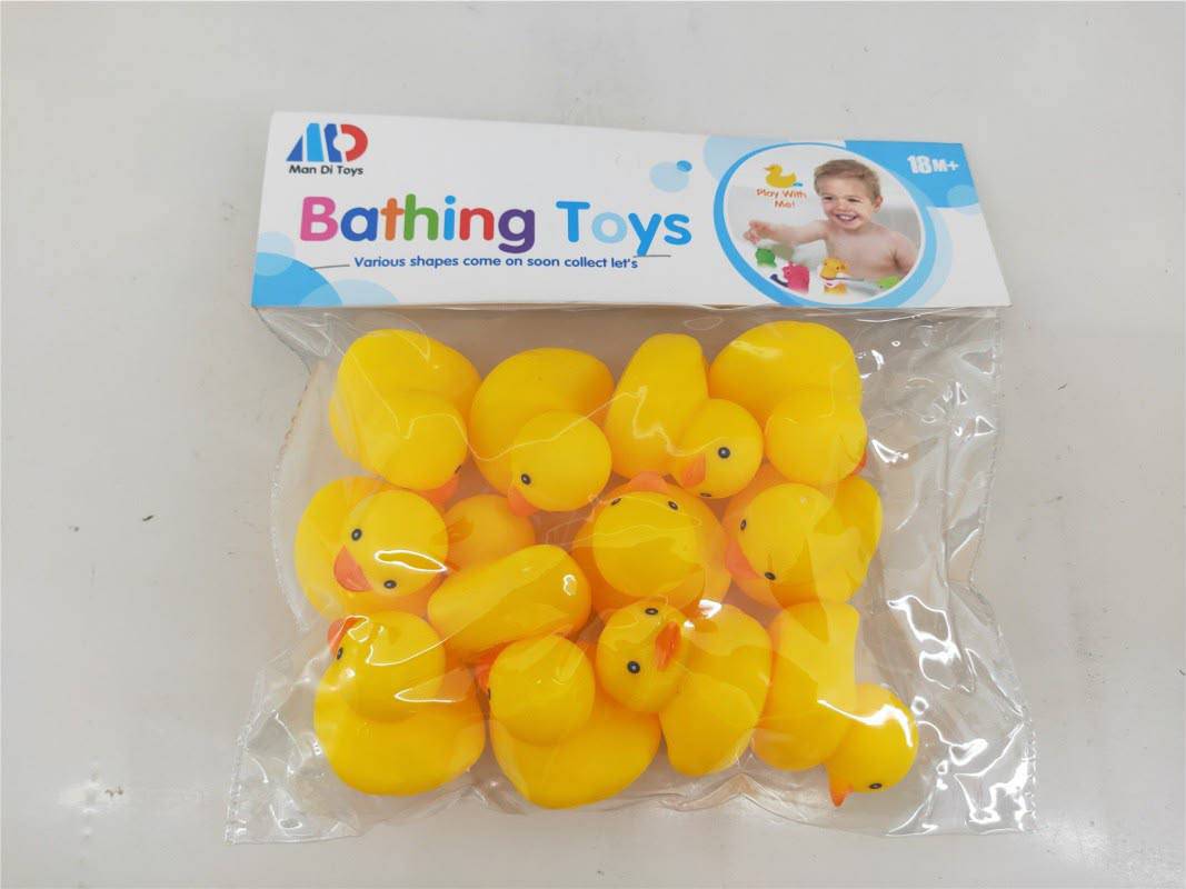 اسباب بازی حمام اردک زرد ۱۲ تایی Bathing Toys