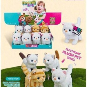 mahantoys.com خرید اسباب بازی گربه پولیشی موزیکال و متحرک Plush Pet - ماهان تویز